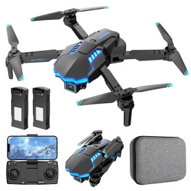 Drone avec Caméra 1080P pour Enfants et Adultes RC Quadricoptère avec Moteur Sans Balais 30mins Longue Durée Vol, Jouets Cadeaux