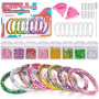 lelechong Cadeau Fille 5 6 7 8 9 ans, Activité Manuelle Kit Bracelet Enfant Jouet Fille 5 6 7 8 ans Cadeaux Anniversaire, Activi