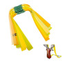 LIUYIDM 8 Pièces Lance Pierre,Elastique Lance Pierre Adulte Puissant Chasse Accessoires,Fronde de Chasse Puissante,Élastiques de