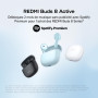 XIAOMI REDMI Buds 8 Active - Écouteurs Bluetooth sans Fil, Semi-Intra-auriculaire, Haut-Parleur de 14,2 mm avec des Basses puiss