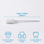 MNYXIS 35 Pièces Nettoyant Pour La Bouche De Bébé, Coton Tige Bébé, Dent Bébé, Bâtonnets de soins bucco-dentaires, Éponge de Net