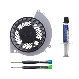 ElecGear Replacement Interne Refroidisseur Ventilateur pour PS4 CUH-1xxx – CPU Ventilateur de Refroidissement Cooling Fan, Pâte
