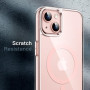 JETech Coque Magnétique pour iPhone 13 6,1 Pouces Compatible avec MagSafe Recharge sans Fil, Étui Housse de Téléphone Antichoc, 