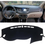 DdaiXQ Couvre Tableau de Bord pour Hyundai Tucson 2015 2016 2017 2018 2019 2020, antireflet Anti-poussière Tapis Tableau de Bord