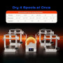 Chitu Systems FilaPartner Filament Dryer, 2025 Nouvelle 4 Bobines Sécheur de Filament pour Imprimante 3D avec 2 Chambres Amovibl