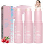 3 Pcs Stick Fraicheur Regard Respire Stick Yeux Crème Pour Les Yeux à La Rose Musquée L'églantier Hydratant Et Nourrissant Attén
