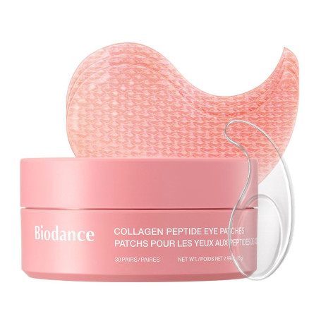 BIODANCE Collagen Peptide Eye Patches, Anti Wrinkle & Smile Line Patches for Face, Under Eye Mask for Fine Lines & Eye Bags Kore