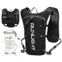Runlight Gilet de course pour homme et femme, sangles de poitrine réglables, gilet d'hydratation avec bouteille d'eau de 1500 ml