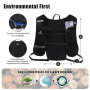 BBAIYULE® Sac à dos de course avec support de téléphone, sac à dos d'hydratation 5 L pour homme et femme avec sac d'hydratation
