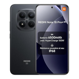 Xiaomi Redmi Note 15 Pro+ 5G, Smartphone 8+256 Go, Batterie Massive de 6500 mAh, IP66/IP68, Nouvel Appareil Photo 200 MP, écran