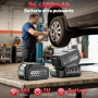 Avhrit 1600 N.m Clé à Choc Sans Fil Brushless avec Deux 4000mAh batteries, 1/2" Boulonneuse à Choc Électrique pour la voiture et