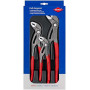 Knipex Jeu de pinces Cobra Jeu de pinces multiprises, 3 outils, 150 à 300 mm, autobloquante, set de pinces, multiprises, 00 20 0