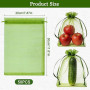 Noviatrix 50 Pièces Sac Protection Fruits, Sachet Protection Raisin, Sachets Organza Protection Contre Les Pucerons, Les Oiseaux