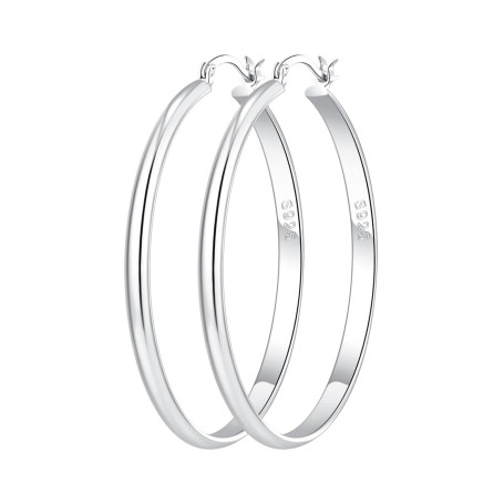 RANKEEF 3 mm de large Boucles d'oreilles femme or,creoles argent femme, creole plaqué or, hypoallergéniques, Boucles d'oreilles 