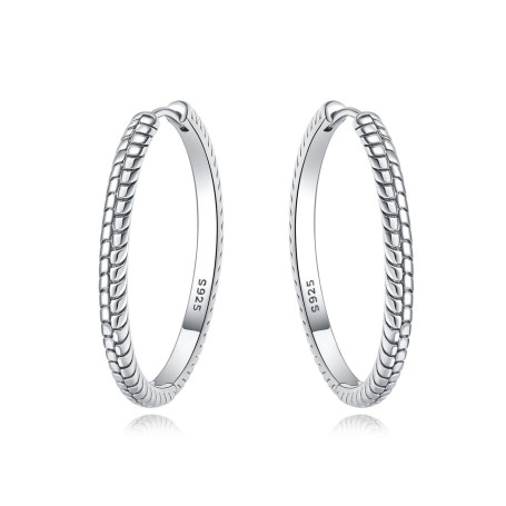 MISEFF Boucles d'oreilles créoles en argent sterling 925 hypoallergéniques pour femme - Bijoux minimalistes pour le quotidien