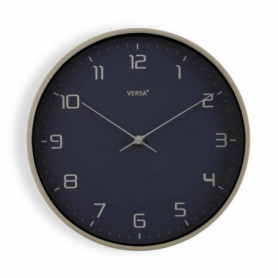 Horloge Murale Versa Bleu Bois PU (30,5 x 4,3 x 30,5 cm) 29,99 €