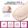 2 paires semelle confort femme - Welnove 3/4 coussinets pour talons hauts empêchant le pied de glisser vers l'avant - Doux et in