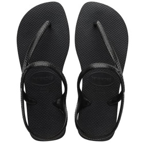 Havaianas - Flash Urban, Sandales Confortables, Élégantes et Polyvalentes, Fermeture à la Cheville, Lanières Métallisées Croisée