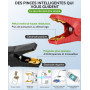 Booster Batterie Voiture 12V 9000A, Démarreur Portable pour Essence & Diesel Jusqu’à 12L, Jump Starter avec Compresseur 160 PSI,