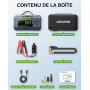 Booster Batterie Voiture 12V 9000A, Démarreur Portable pour Essence & Diesel Jusqu’à 12L, Jump Starter avec Compresseur 160 PSI,