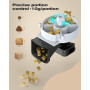 Distributeur Croquettes Chat Automatique - 5G/2,4G WiFi - Contrôle App, Enregistrement Vocal, Double Alimentation, Grande Capaci