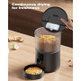 Distributeur Croquettes Chat Automatique - 5G/2,4G WiFi - Contrôle App, Enregistrement Vocal, Double Alimentation, Grande Capaci