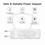 100W USB C Rapide Chargeur Compatible avec MacBook Pro 16/15/14/13 Pouces Air 15/13 Pouces 2024-2018 et Tous Les périphériques U