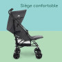Bebeconfort Rainbow, Poussette Canne Multipositions, Poussette compacte et Légère, de 6 mois à 4 ans, jusqu'à 22 kg, Mineral Gra