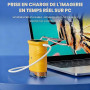 Microscope Numérique pour Enfants, 1000X Portable Rechargeable Microscope Numérique, IPS 2'', 8 Lumières LED, Scientifique et Jo