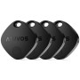 ATUVOS Air Tag Traceur Lot de 4, Fonctionne avec l’app Localiser Apple (Uniquement iOS), Localisateurs D’Objets Bluetooth pour V