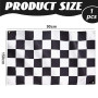 1Pcs Drapeau Course à Damier, Drapeau de Course à Damier Noir et Blanc, Drapeau Blanc et Noir pour Decoration Thème Voiture ou M