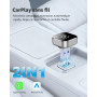 Ancvet CarPlay sans Fil Adapter 2026 Upgrade, Mini 2-en-1 Dongle USB Plug & Play, CarPlay & Android Auto sans Fil pour Voiture, 