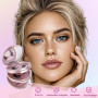 Chlffua Kit de Faux Cils Magnétiques Rose, Faux Cils au Look Naturel avec Applicateur, Demi-Cils et Cils Complets, Réutilisables