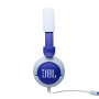 JBL Junior 320, Casque Supra-auriculaire Filaire pour Enfants, avec Microphone intégré, Safe Sound, Volume jusqu'à 85 DB, Coussi