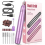 Ponceuse pour Ongles Professionnel, Lime a Ongle Electrique Silencieuse, Ponceuse Manucure Machine 20000RPM Portable Kit de Manu