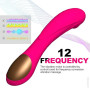 Vibromasseur pour Femme,Clitoridien Puissant Silencieux Point G Vibrateur Sexuel Masseur,12 Mode Vibration Silicone Ultra Puissa