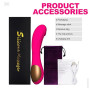 Vibromasseur pour Femme,Clitoridien Puissant Silencieux Point G Vibrateur Sexuel Masseur,12 Mode Vibration Silicone Ultra Puissa