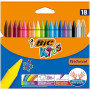 Bic Plastidecor Trousse de 18 Crayons de couleurs