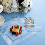 300 Pièces Couverts en Plastique Reutilisable,100 fourchettes, 100 cuillères et 100 couteaux,Parfaits pour les Fêtes d'Anniversa