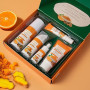 Ensemble de Soins de la Peau au Curcuma et à la Vitamine C, Set de Soin du Visage 5 en 1 pour Femmes avec Nettoyant au Curcuma,