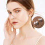 Boucles d'Oreilles en Perles d'Argent 925 5 Paires Blanches d'Eau Douce pour Femmes