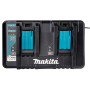 Chargeur rapide pour 2 batteries Li-Ion 14,4 à 18 V - MAKITA DC18RD
