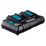 Chargeur rapide pour 2 batteries Li-Ion 14,4 à 18 V - MAKITA DC18RD