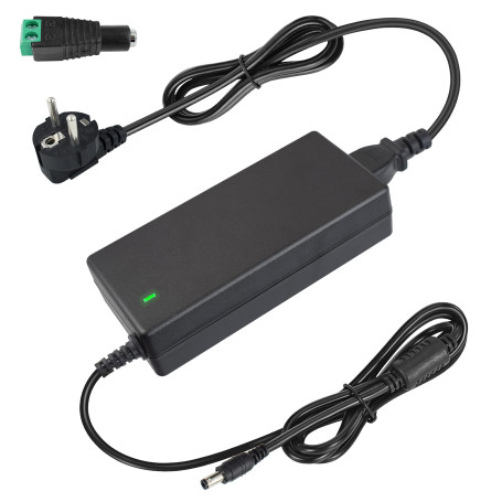 Adaptateur 5V 10A, Alimentation CC 5V 50W à Haute Intensité, Adaptateur Universel pour Bandes LED, moniteur LCD, imprimante 3D e
