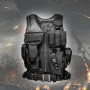 N / C Gilet Tactique Paintball Airsoft - SWAT Modulaire Réglable Veste Pour Chasse À L'extérieur Randonnée