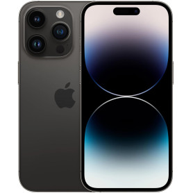 Apple iPhone 14 Pro, 256 Go, Noir sidéral (Reconditionné)