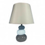 Lampe de bureau Versa Gris Bleu Céramique Textile (22,5 x 32 x 8,5 cm) 39,99 €
