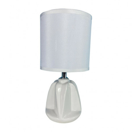 Lampe de bureau Versa Adam Blanc Céramique Textile (13 x 29 x 10,5 cm) 28,99 €