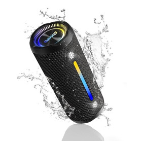 OHAYO Enceinte Bluetooth Portable avec Spectacle de Lumières LED, 35W Double Haut-parleurs, 24H Autonomie, Bass Boost & IPX7 Éta