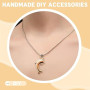 WeddHuis 100 Pièces Breloques Pendentifs pour Bijoux DIY, Charms Vintage Aesthetic pour Colliers Bracelets Boucles d'Oreilles (d